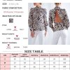 The Best New Fashion Women T Shirt Leopard Print Long Sleeve Backless Sexy OL Ladies Casual Turtleneck Tops Shirt Online - Source Silk