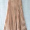 The Best New Summer Women Ladies Elegant Long Skirt Retro Maxi Chiffon High Waist Solid Casual Pleated Beach Long Skirt Sundress Online - Hplify