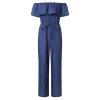 The Best New Summer Women Off Shoulder Wide Leg Romper Jumpsuit Fashion Ladies Casual Loose Trouser Overalls Baagy Pants Plus Size Online - Hplify