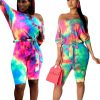 The Best New Trend Popular Women Ladies Colorful Off Shoulder Bodycon Short Trousers Jumpsuit Rompers Clubwear Playsuit Bodysuit Online - Hplify