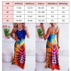 The Best New Women Boho Fashion Floral Backless Long Maxi Dress Ladies Casual Evening Party Beach Bodycon Sundress Online - Hplify