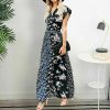 The Best New Women Boho Floral Long Maxi Loose Dress Evening Party Beach Summer Fashion Elegant Sexy Sundress Sleeveless Slimmer Clothes Online - Hplify