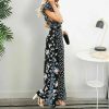 The Best New Women Boho Floral Long Maxi Loose Dress Evening Party Beach Summer Fashion Elegant Sexy Sundress Sleeveless Slimmer Clothes Online - Hplify
