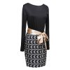 The Best New Women Fashion Summer Dresses Female Elegant Bandage Long Sleeve Bodycon Ladies Skinny Working Dresses Short Mini Dress Online - Hplify