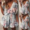 The Best New Women Ladies Boho Floral Off Shoulder Clubwear Summer Playsuit Bodycon Backless Party Fashion Jumpsuit Romper Trousers Online - Hplify