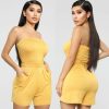 The Best New Women Ladies Clubwear Summer Playsuit Bodycon Sexy Off Shoulder Tube Tops Party Jumpsuit Romper Trousers Online - Hplify