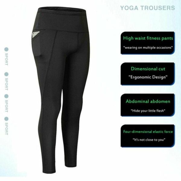 The Best New Women Ladies Sport Push Up Elastic Pants Casual Workout Gym Fitness Leggings Stretchy Trousers Sportswear Online - Hplify