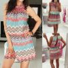 The Best New Women Ladies Summer Boho Sleeveless Short Mini Dress Holiday Party Beach Dresses Fashion Casual Loose Sundress Online - Hplify