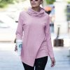 The Best New Women Lady Autumn Long Sleeve Pullover Casual Blouse Loose Turtle Neck Jumper Loose Shirt Tops Sweatshirt Online - Hplify