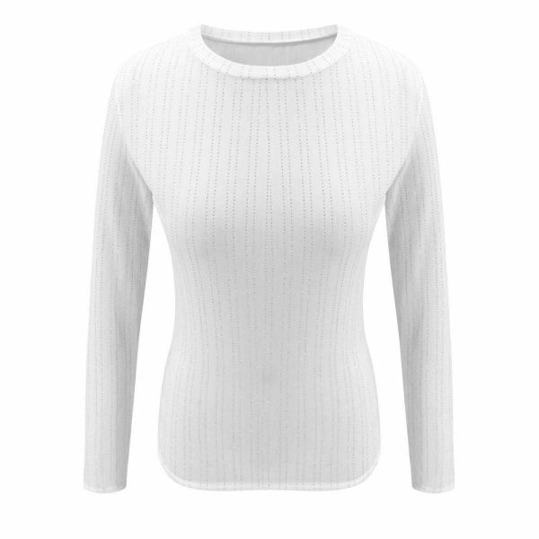 The Best New Women Long Sleeve Loose Tee Shirts Fashion Ladies Autumn Winter Diamond Shining Casual Slim Fit Blouse Tops Shirt Online - Hplify