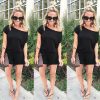The Best New Women Single Shoulder Solid Casual Playsuit Fashion Ladies Summer Beach Plain Shorts Loose Romper Jumpsuit Online - Hplify