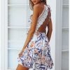 The Best New Women Summer Boho Short Mini Dress Floral Ladies Blackless Lace Holiday Party Beach Casual Sundress Online - Hplify