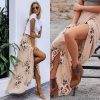 The Best New Women Summer Hight Waist Maxi Skirt Ladies Fashion Pleated Beach Long Casual Boho Floral Skirt Sundress Online - Hplify