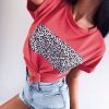 The Best New Women Summer Loose Round Neck Tops Holiday Ladies Short Sleeve Casual Tops T-Shirt Outwear Women Clothes Online - Hplify