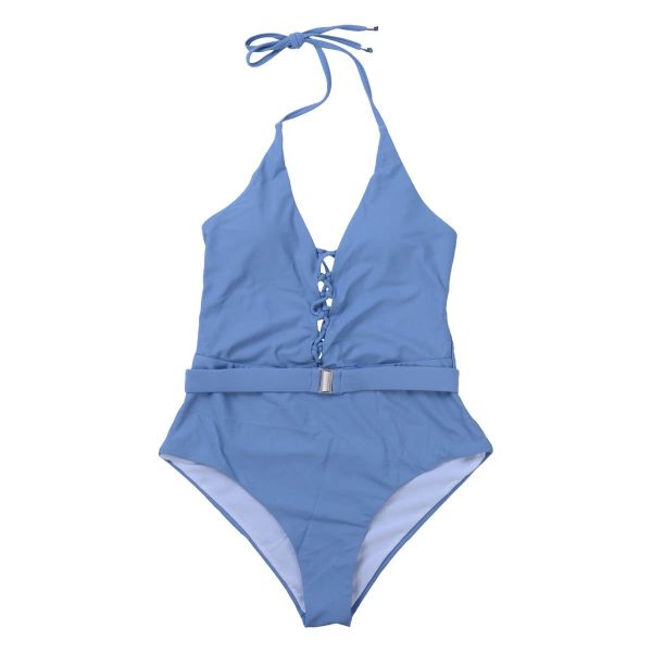 The Best One Piece Swimsuit Solid Beach Bandage Bathing Suits Women Swimming Suit Online - Hplify