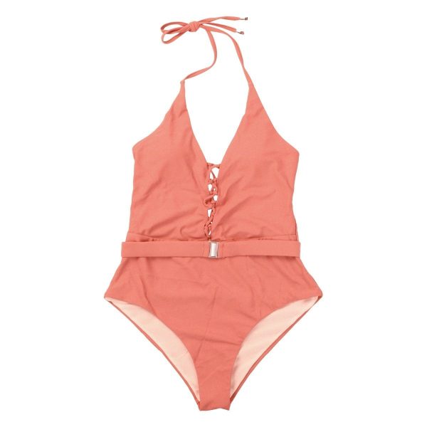 The Best One Piece Swimsuit Solid Beach Bandage Bathing Suits Women Swimming Suit Online - Hplify