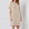 The Best Plus Size Fashion Women Summer Solid O Neck Short Sleeve Cotton Linen Casual Pocket Loose T Shirt Top Women Maxi Dress Sundress Online - Hplify