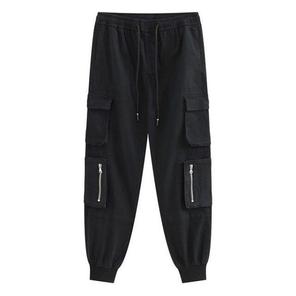 Girls Black Street Dance Pants Hiphop Style Sport Running Outfit Loose Pants - Hplify