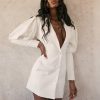puff sleeve turn down short dress women solid white button designed white dress Autumn party long sleeve vestidos - Hplify