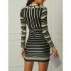 The Best Retro Dress Hot Women Stretchy Printed Package Hip Bodycon Bandage Mini Dress Girls Short Sexy Club Party Pencil Dress Online - Hplify