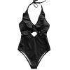 The Best Ruffle Swimsuit Women Backless Swimwear Women One Piece Swimsuit Padded Bathing Suit Ladies Beachwear Monokini Maillot De Bain Online - Hplify