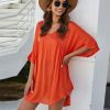The Best Short Sleeve Tunic Top Pullover Ladies Casual Solid Loose Jumper Blouse Tee Shirt Online - Hplify
