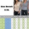 The Best Spring Mesh Long Sleeve Shirt Sexy V Neck Long Sleeve Casual blouses Tops Online - Hplify