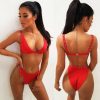 The Best Style Women Adjust-Strap Bikini Set Swimsuit High Waist Ladies Bathing Suit Swimwear Summer Beachwear Online - Hplify