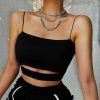 The Best Stylish Women Tops Bralette Bustier Crop Top Sexy Ladies Summer Beach Bandage Bra Push Up Tops Vest Shirt Online - Hplify