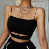 The Best Stylish Women Tops Bralette Bustier Crop Top Sexy Ladies Summer Beach Bandage Bra Push Up Tops Vest Shirt Online - Hplify