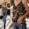 The Best Summer Cami Women Sleeveless V Neck Leopard Print Snake Print Camis Lace Patchwork Slim Club Party Top Camisole Online - Hplify