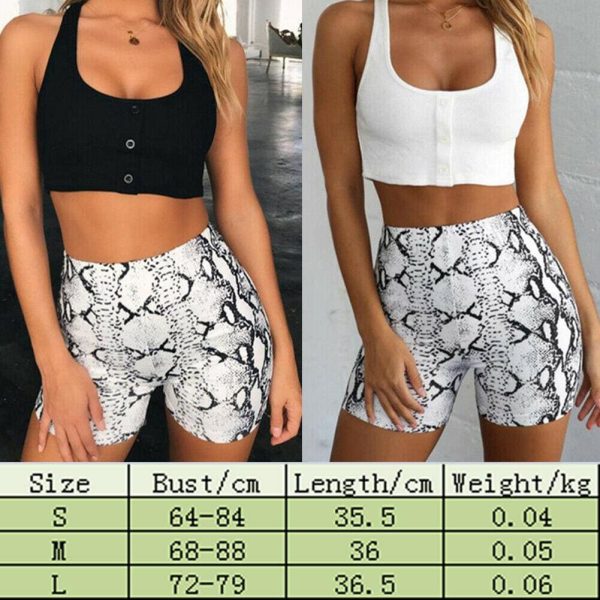 The Best Summer Casual Tops Sport Fitness Stretch Workout Short Tank Top Online - Hplify