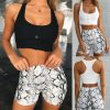 The Best Summer Casual Tops Sport Fitness Stretch Workout Short Tank Top Online - Hplify