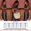 The Best Summer Holiday Dress Women Stripe Boho Short Sleeve Long Maxi Dress New Ladies Casual Beach Sundress Online - Hplify