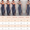 The Best Summer Hot Bodycon Backless Stripe Jumpsuits Women Party Clubwear Jumpsuits Casual Bowtie Overalls Long Pant Trousers Online - Hplify