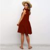The Best Summer Smock Dress Tops Ladies Holiday Beach Casual Loose Shirt Sundress Online - Hplify