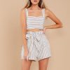 The Best Summer Strapless Top And Shorts 2 Pcs/set Online - Source Silk