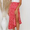 The Best Summer Women Boho High Waist Maxi Long Skirts Fashion Print Elastic Waist Beachwear Chiffon Casual Skirt New Online - Hplify