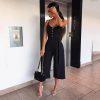 The Best Summer Women Ladies Clubwear Playsuit Fashion Bodycon Party Jumpsuit Romper Trousers Casual Loose Linen Cotton Jumpsuit Online - Hplify