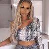 The Best Summer Women Lady Casual Snake Print One shoulder Elastic Tube Crop Tops Vest Fashion Beach Streetwear Online - Hplify