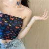 The Best Summer Women Off-shoulder Tube Crop Tops Strapless Bra Tank Casual Ladies Fashion Printed Vest Cami Top Online - Hplify