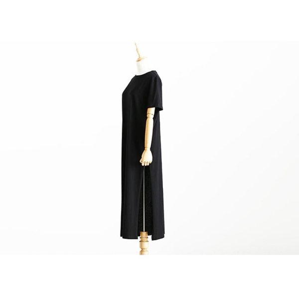 The Best T Shirt Dress Women Casual Boho Vintage Bandage Wrap Long Dresses Online - Source Silk