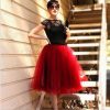The Best Tulle Skirt for Girls Fashion Tutu Skirts Women Solid Lace Ball Gown Online - Hplify