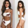 The Best Two-Pieces Women Floral Sexy Strapless Push-up Padded Bra High Waist Bandage Bikini Set Swimsuit Swimwear Bathing Suit Beachwear Online - Hplify