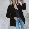 The Best Vintage Double Breasted Solid Women Blazer Pockets Jackets Female Retro Suits Coat Feminino blazers Outerwear high quality Online - Hplify