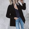 The Best Vintage Double Breasted Solid Women Blazer Pockets Jackets Female Retro Suits Coat Feminino blazers Outerwear high quality Online - Hplify