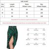 The Best Vintage Leopard Print Long Skirts Women High Waist Midi Skirt Bow Tie Summer Split Wrap Skirt Ladies Green Beach Online - Hplify