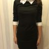 The Best Winter Autumn Women Dress Turn-Down Collar Slim Casual Dress Online - Hplify