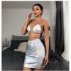 The Best Women 2 Piece Summer Backless Bodycon Crop Tops and Skirt Set Short Mini Dress Party Sexy Ladies Clubwear Set Online - Hplify