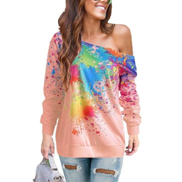 The Best Women Autumn Long Sleeve Hoodie Sweatshirt Pullover Casual Blouse Loose Baggy Jumper Shirt Top Sweatshirt Streetwear Online - Hplify